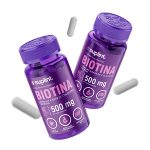 Biotina, 60 cápsulas de 500 mg – 3 pack