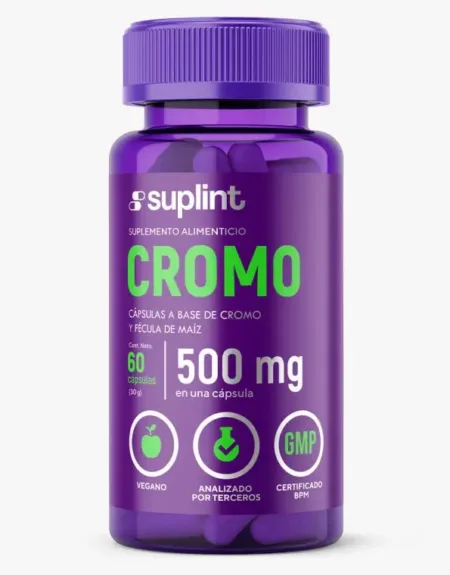 Cromo, 60 cápsulas de 500 mg
